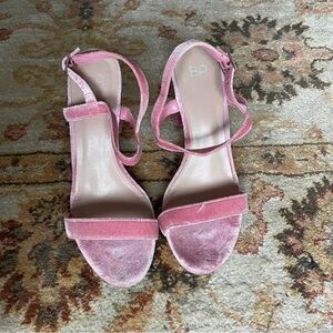 BP Pink Velvet Women's Sandals